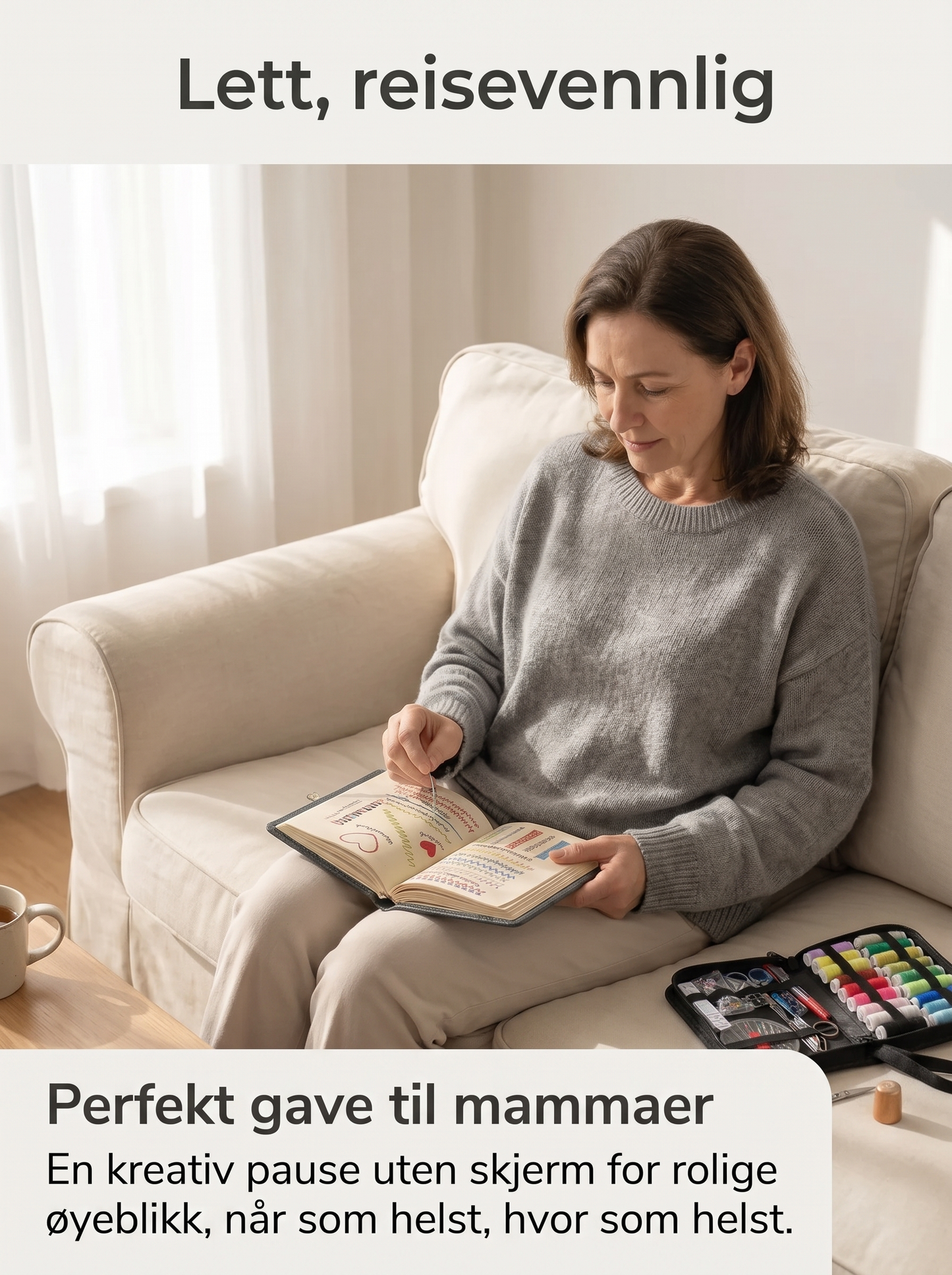 Stygna Broderisett for nybegynnere